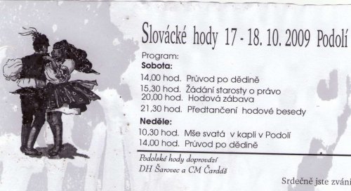 Slovácké hody s právem - 17.10.2009