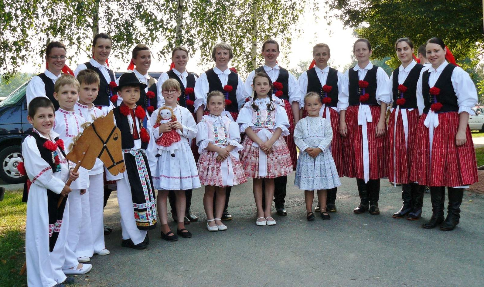 Vystoupení s dětmi v Drslavicích - červen 2013