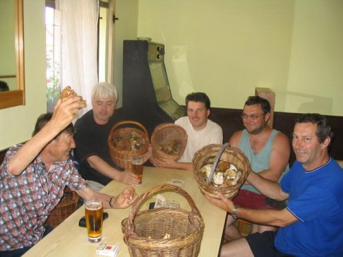 Soutěž ve sběru hub - 3.8.2002