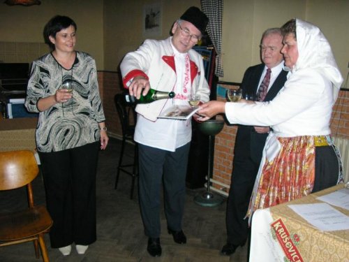 Křest kalendáře obce - 14.8.2004