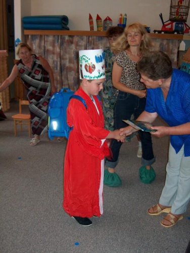 Loučení dětí z MŠ - 25.6.2004