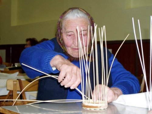 Pletení košů, košíků a žil - Klub dobré pohody - 24.2.2005
