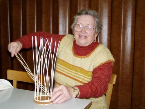 Pletení košů, košíků a žil - Klub dobré pohody - 24.2.2005