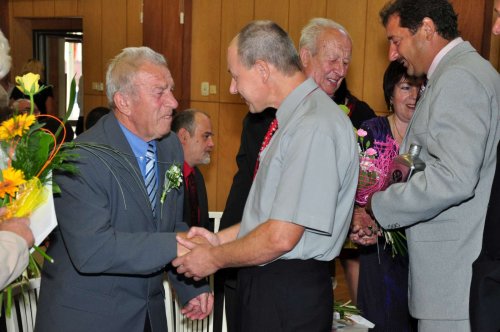 Zlatá svatba Fornůskovi a Tichoňovi - 17.9.2011