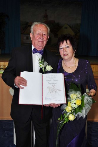 Zlatá svatba Fornůskovi a Tichoňovi - 17.9.2011