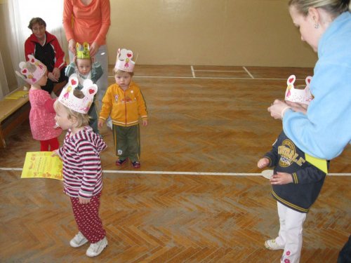 Poslední hodina a vysvědčení v Hravém cvičení pro nejmenší děti a rodiče - 27.3.2012