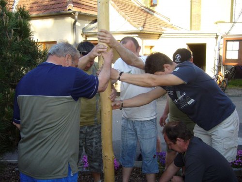 Stavění máje - 30.4.2012