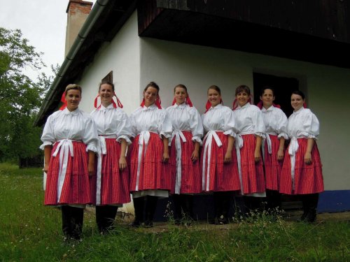 Podolské Frišky na Hodovém zpívání ve Vlčnově - 21.7.2012