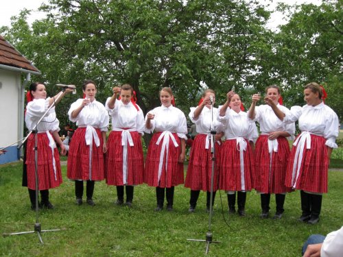 Podolské Frišky na Hodovém zpívání ve Vlčnově - 21.7.2012