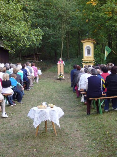 Žehnání kaple svatého Huberta - 28.9.2012