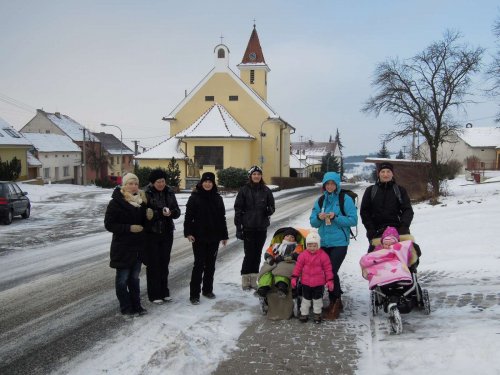 ZIMNÍ VYCHÁZKA DO POTOMÁKOVA MUZEA A NA POHYBLIVÝ BETLÉM V POPOVICÍCH - 19.1.2013
