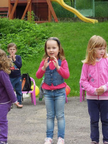 Pasování předškoláků na školáky a zahradní slavnost v MŠ Podolí - 6.6.2013