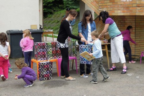Pasování předškoláků na školáky a zahradní slavnost v MŠ Podolí - 6.6.2013
