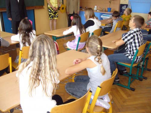 První školní den v ZŠ Podolí - 2.9.2013