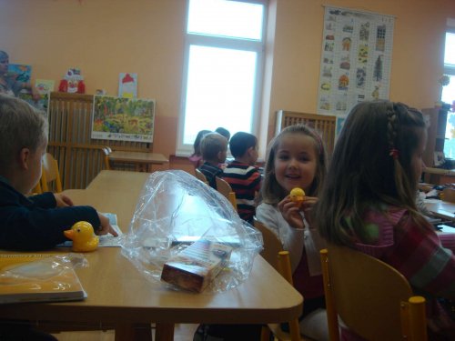 První školní den prváčků ve škole v Popovicích - 7.9.2013