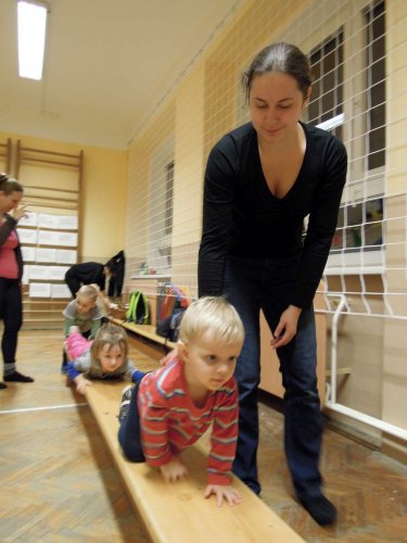 Hravé cvičení pro rodiče a děti - 14.1.2014