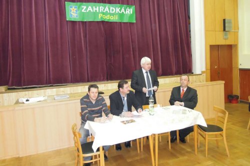 Výroční schůze zahrádkářů - 21.2.2014