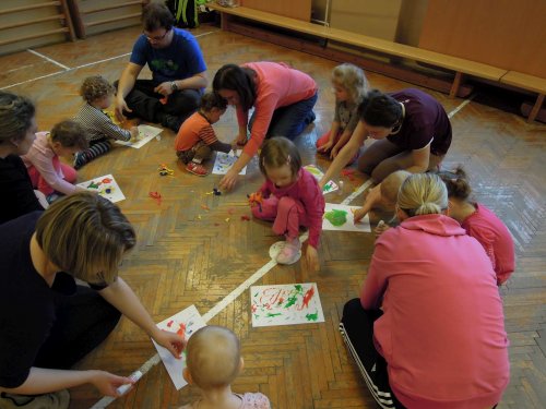 Poslední jarní hravé cvičení pro rodiče a děti - 1.4.2014