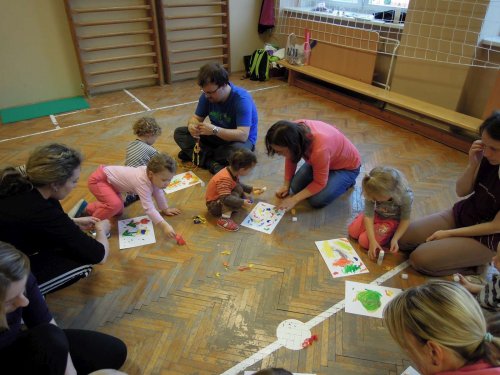 Poslední jarní hravé cvičení pro rodiče a děti - 1.4.2014