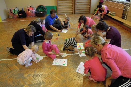 Poslední jarní hravé cvičení pro rodiče a děti - 1.4.2014