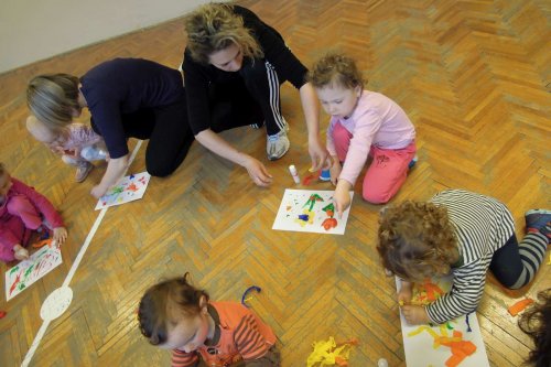 Poslední jarní hravé cvičení pro rodiče a děti - 1.4.2014