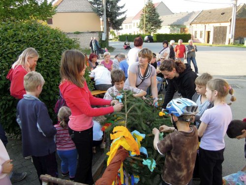 Stavění máje - 30.4.2014
