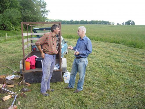 Prohlídka pastevního areálu Josefa Fiksela - 31.5.2014