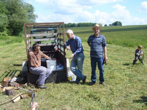 Prohlídka pastevního areálu Josefa Fiksela - 31.5.2014