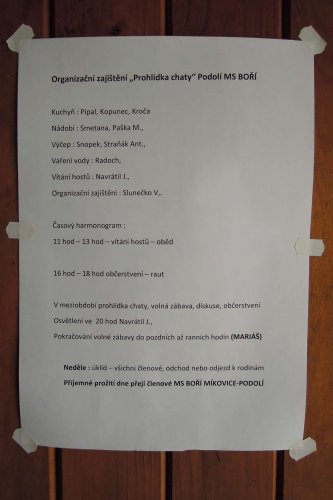 Prohlídka zrekonstruované myslivecké chaty v Lipinách - 21.6.2014