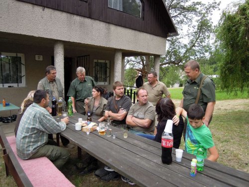 Prohlídka zrekonstruované myslivecké chaty v Lipinách - 21.6.2014