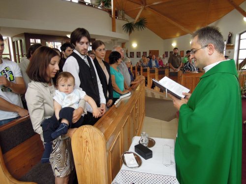 Křest v Kapli Svatého Ducha v Podolí - 17.8.2014