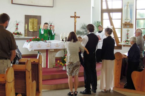 Křest v Kapli Svatého Ducha v Podolí - 17.8.2014