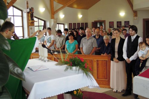 Křest v Kapli Svatého Ducha v Podolí - 17.8.2014