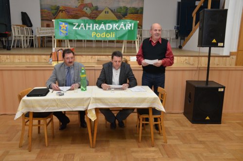 Výroční schůze zahrádkářů - 20.2.2015