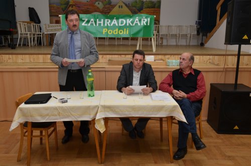 Výroční schůze zahrádkářů - 20.2.2015