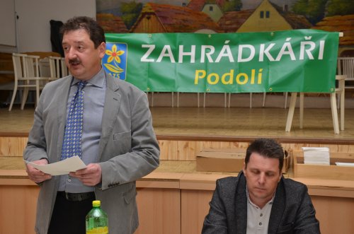 Výroční schůze zahrádkářů - 20.2.2015