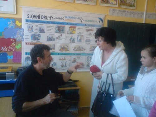 Beseda se spisovatelem Vlastimilem Vondruškou - 21.4.2015