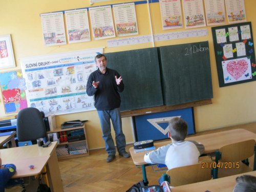 Beseda se spisovatelem Vlastimilem Vondruškou - 21.4.2015