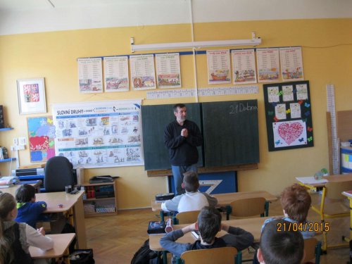 Beseda se spisovatelem Vlastimilem Vondruškou - 21.4.2015