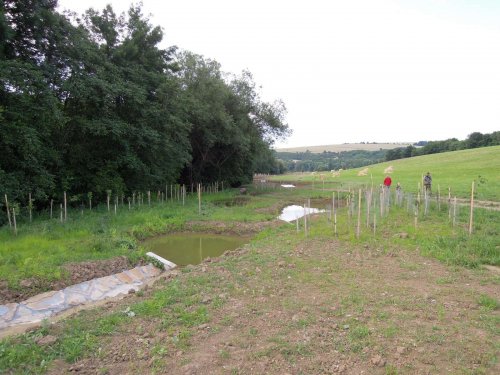 Výstavba mokřadů v Podolí - 24.6.2015