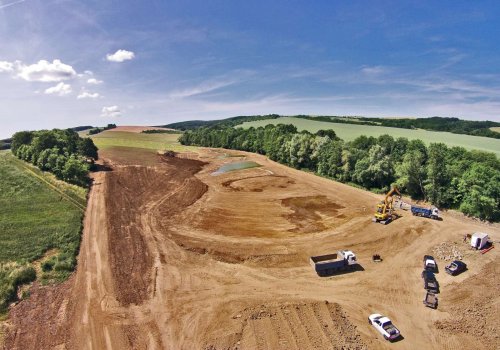 Výstavba mokřadů v Podolí - 24.6.2015