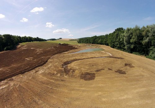 Výstavba mokřadů v Podolí - 24.6.2015