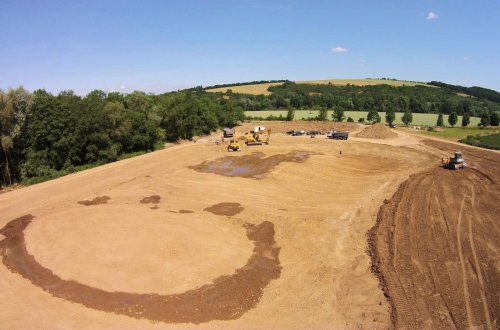 Výstavba mokřadů v Podolí - 24.6.2015