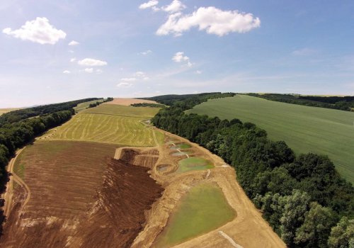 Výstavba mokřadů v Podolí - 24.6.2015