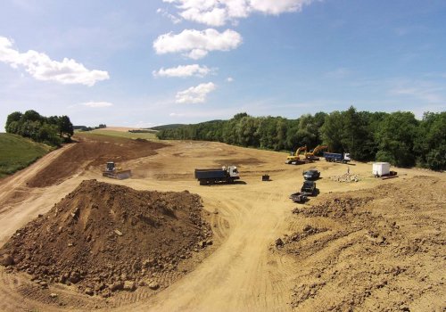 Výstavba mokřadů v Podolí - 24.6.2015