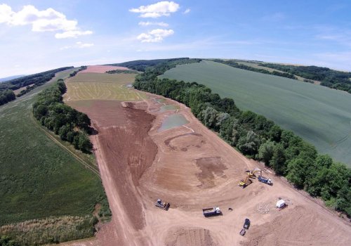 Výstavba mokřadů v Podolí - 24.6.2015