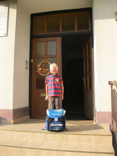 Prváčci ze ZŠ Podolí - 1.9.2015