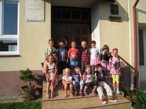 Prváčci ze ZŠ Podolí - 1.9.2015