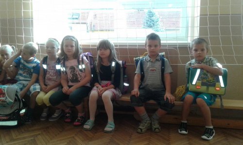 Prváčci ze ZŠ Podolí - 1.9.2015