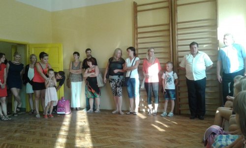 Prváčci ze ZŠ Podolí - 1.9.2015